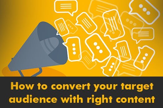 How to convert your target audience with right content