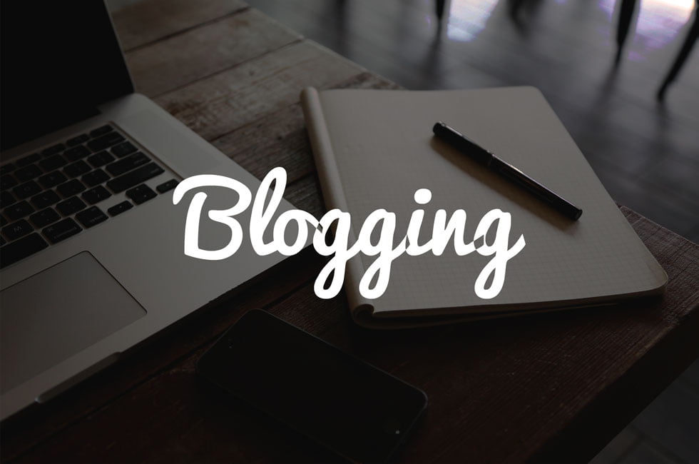 Start blogging