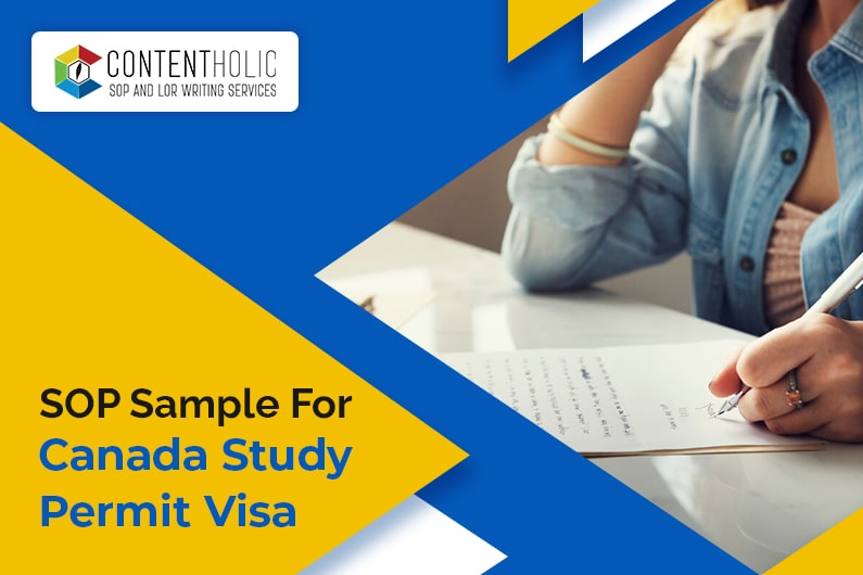 SOP Sample for Canada Study Permit Visa