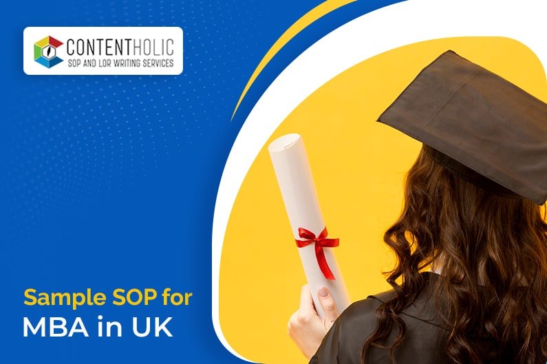 Sample SOP for MBA, UK