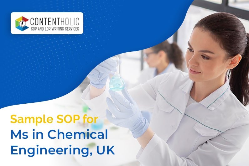 Sample SOP for MS in Chemical Engineering, UK