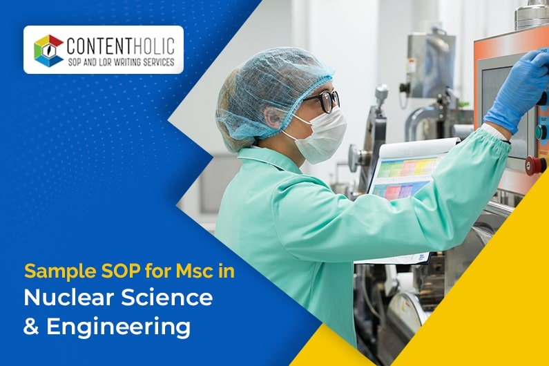 Sample SOP for MSC in Nuclear Science & Engineering