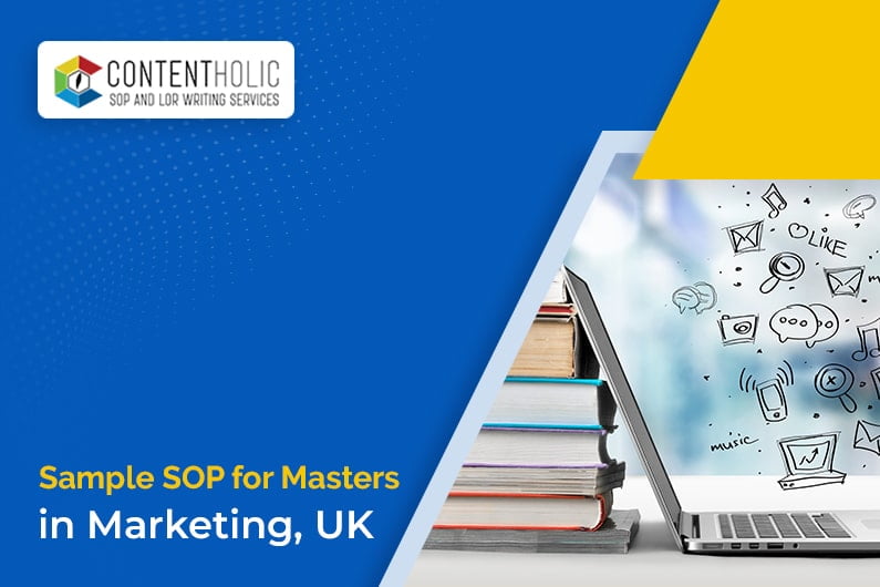 Sample SOP for Masters in Marketing, UK