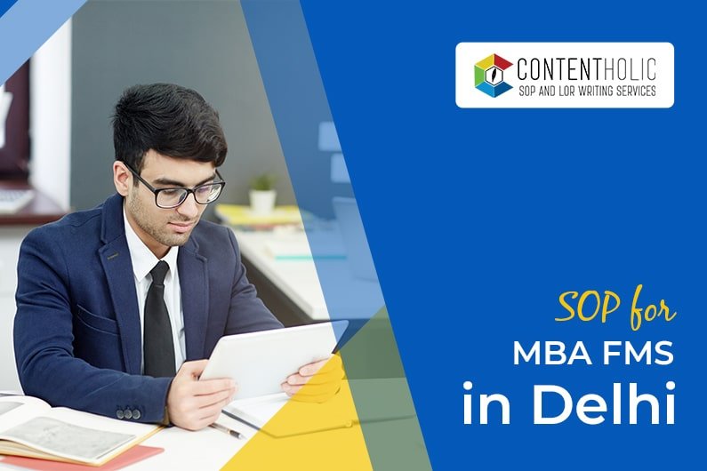 SOP for MBA FMS Delhi