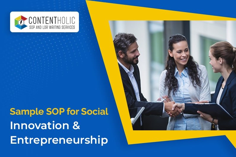 Sample SOP for Social Innovation and Entrepreneurship, UK