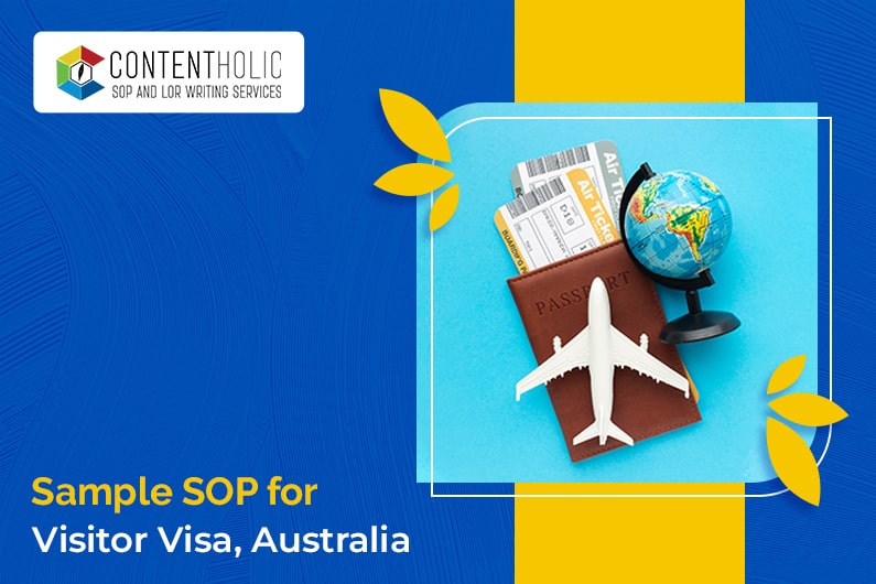 Sample SOP for Visitor Visa, Australia