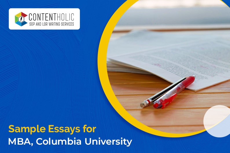 Sample Essay of MBA in Columbia University