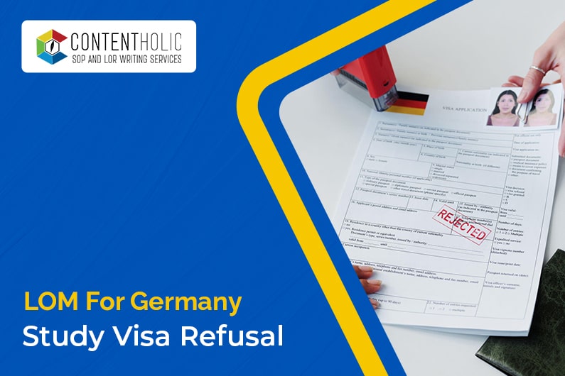 Letter of Motivation for Germany Study Visa Refusal