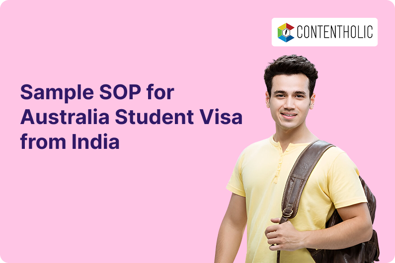 Sample SOP for Australia Student Visa from India