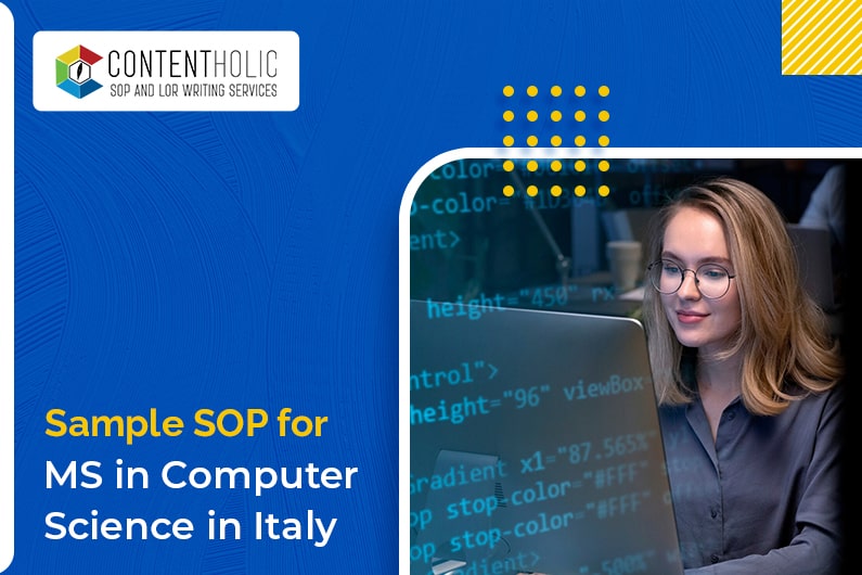 SOP Sample for MS in Computer Science in Italy
