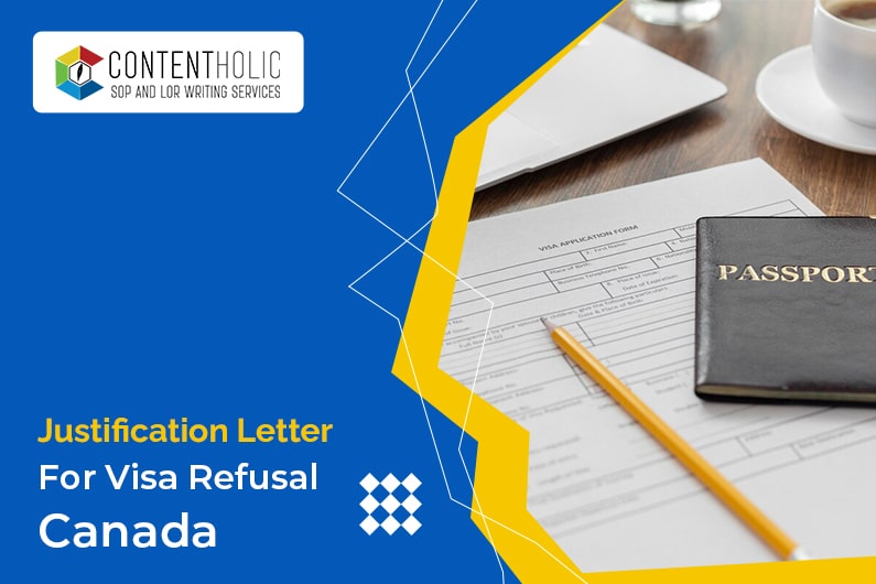 Justification Letter for Visa Refusal Canada