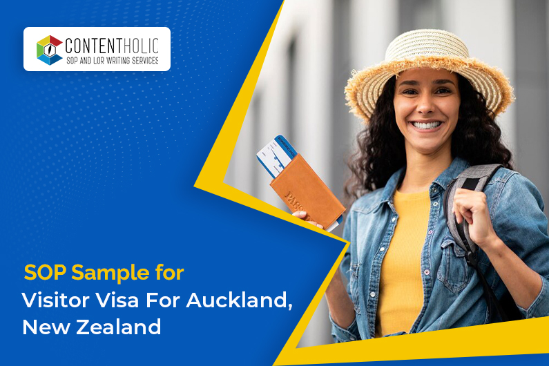 Visa SOP Sample for Visitor Visa Auckland, New Zealand