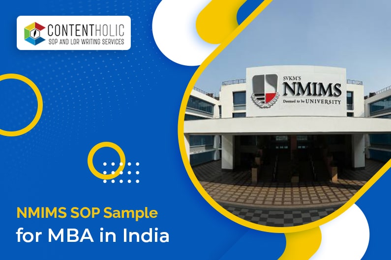 NMIMS SOP Sample for MBA in India