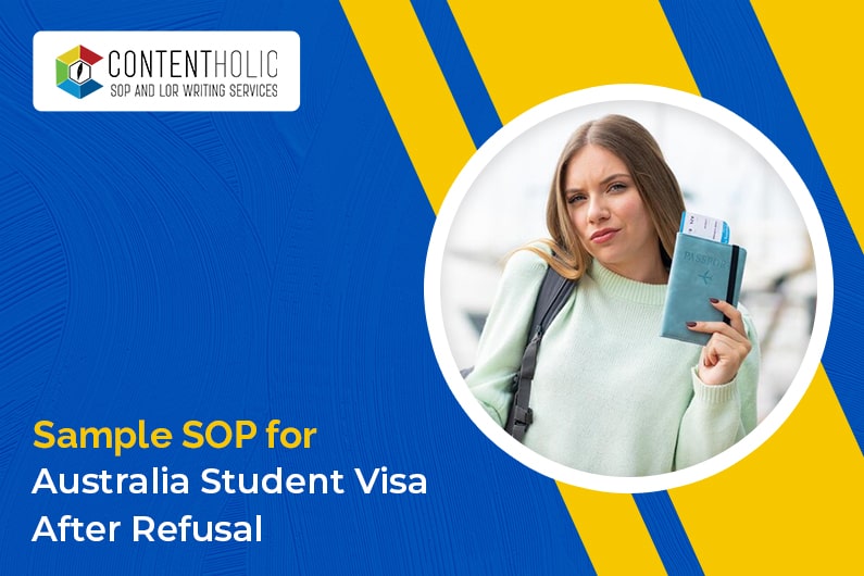 Sample SOP for Australia Study Visa After Refusal