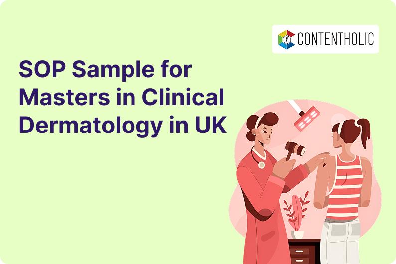 SOP Sample for Masters in Clinical Dermatology in UK