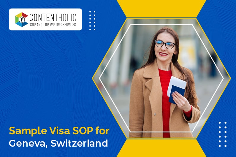 Visa SOP Sample for Geneva, Switzerland Study Permit