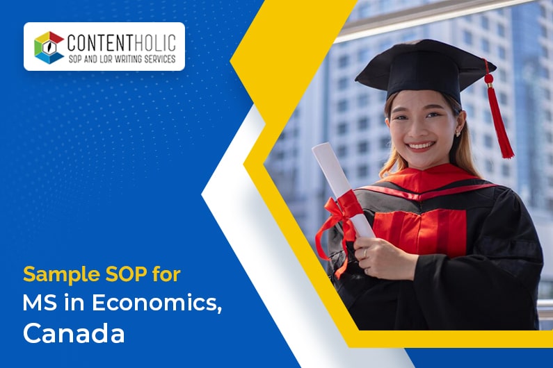 SOP Sample for MS in Economics Canada