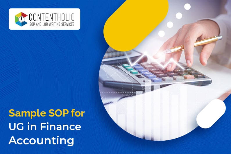 UG Sample SOP for Finance and Accounting