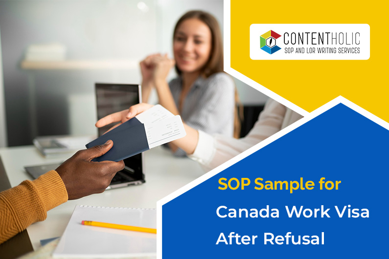 SOP Sample for Work Visa Canada After Refusal