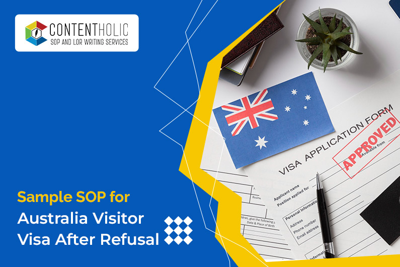 SOP Sample for Australia Visitor Visa After Refusal