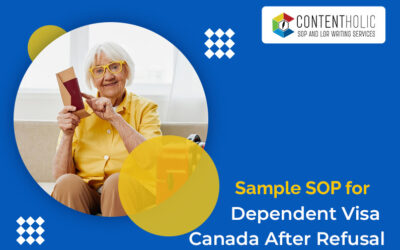 SOP Sample for Canada Dependent Visa After Refusal