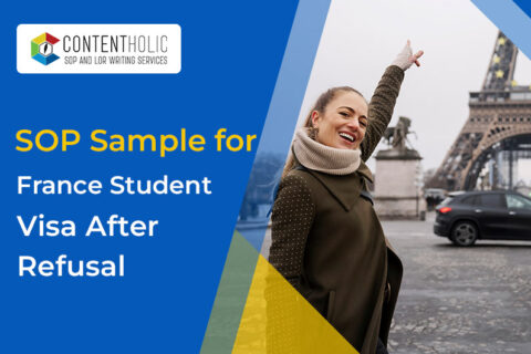 SOP Sample for France Student Visa After Refusal - Contentholic