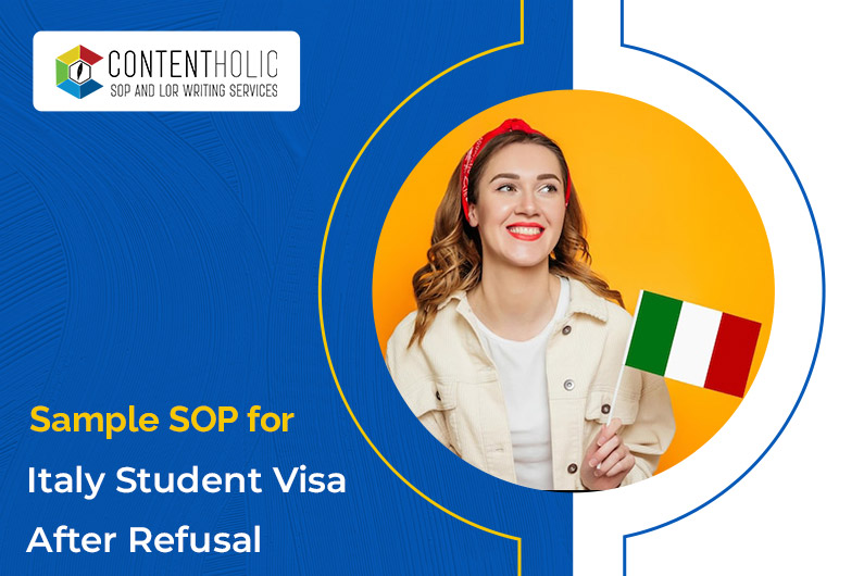 Sample SOP for Italy Student Visa After Refusal