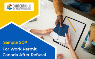 SOP Sample for Work Permit Canada After Refusal