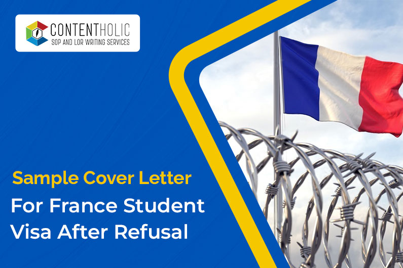 Sample Cover Letter for France Student Visa After Refusal