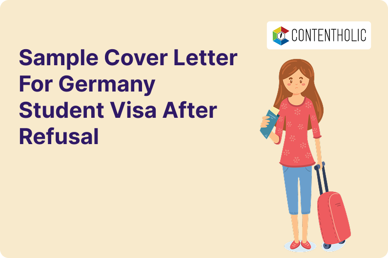 Sample Cover Letter for Germany Student Visa After Refusal