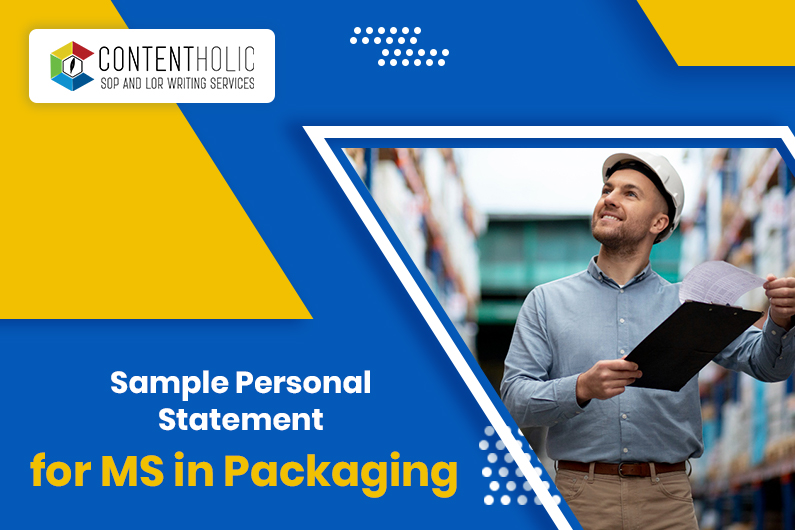 Personal Statement Sample for MS in Packaging