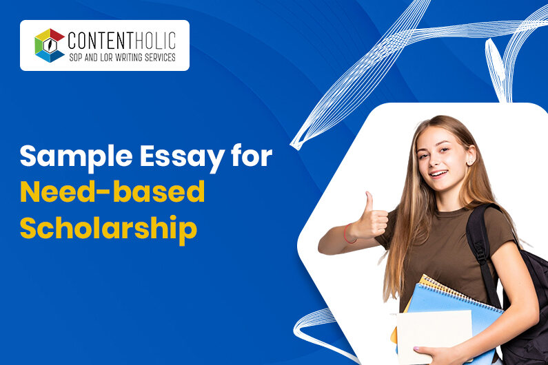 Sample Essay for Need Based Scholarship