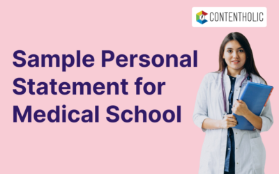 Sample Personal Statement for Medical School