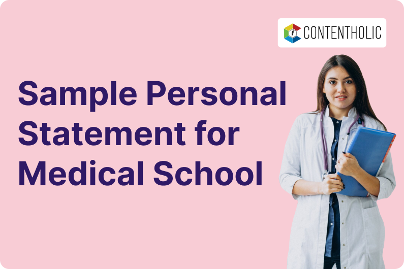 Sample Personal Statement for Medical School