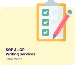 SOP & LOR Writing Services