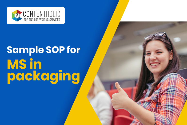 SOP Sample for MS in Packaging