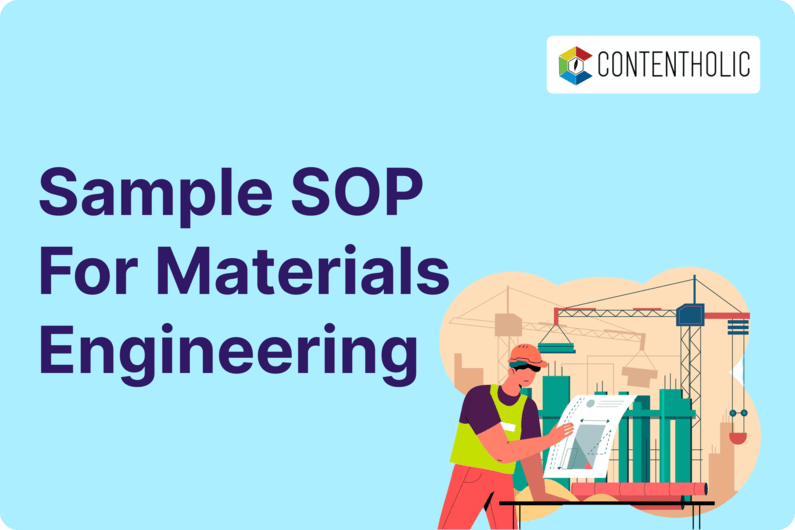 Sample SOP For Materials Engineering