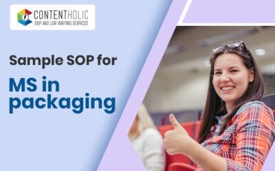 Sample SOP for MS in Packaging