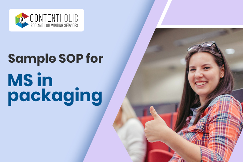 Sample SOP for MS in Packaging