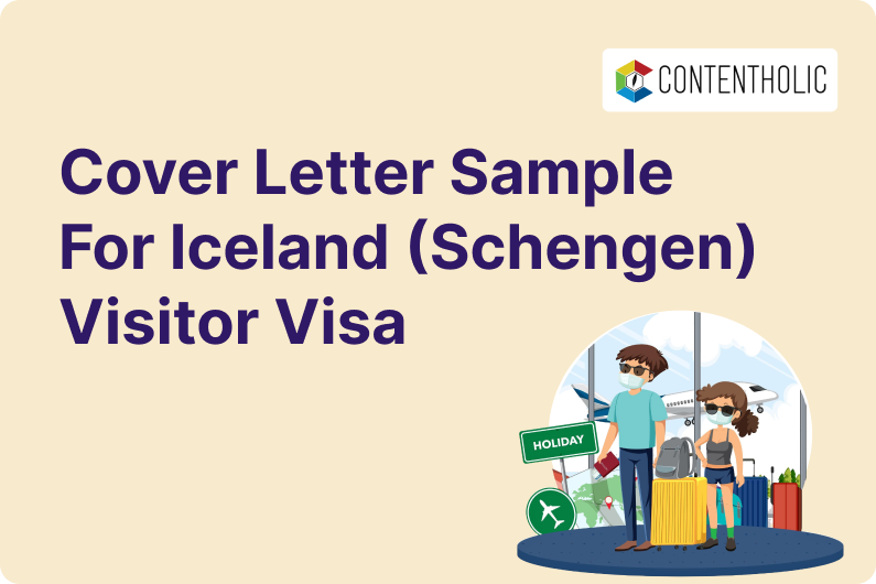 Cover Letter Sample For Iceland (Schengen) Visitor Visa