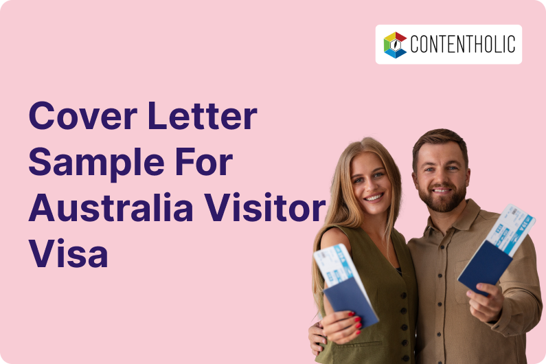 Cover Letter Sample for Australia Visitor Visa