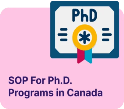 SOP For Ph.D. Programs Canada